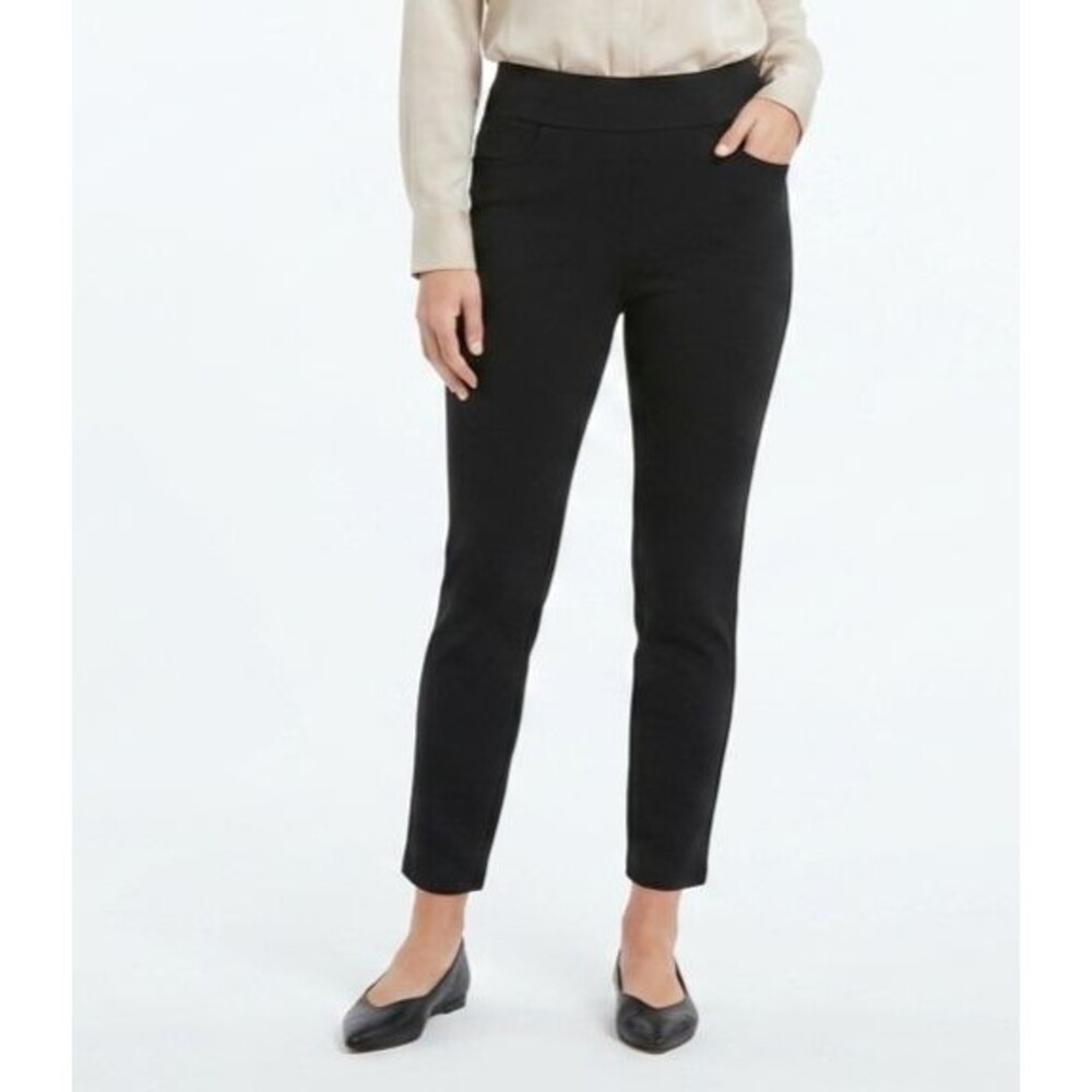 Spanx The Perfect Pant Ankle 4-Pocket Ponte Leggings Black 20202R Sz XL 30x23.5
